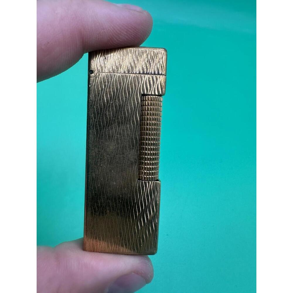 Vintage Dunhill  Gold plated Lighter Made in Switzerland